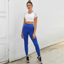 Load image into Gallery viewer, Blue Honeycomb Leggings | Daniki Limited