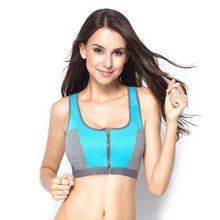 Load image into Gallery viewer, Blue Shock Proof Sports Bra | Daniki Limited