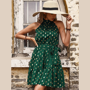 Green Bridget Mini Dress | Daniki Limited