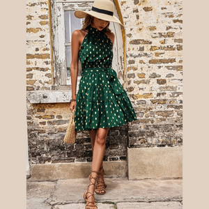 Green Bridget Mini Dress | Daniki Limited