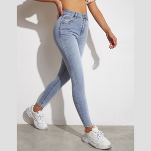 Light Blue Candice High-Waist Skinny Jeans | Daniki Limited