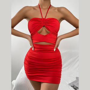 Red Clara Mini Dress | Daniki Limited