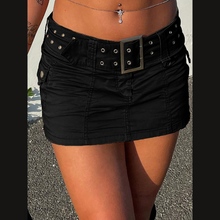 Load image into Gallery viewer, Black Cargo Mini Skirt | Daniki Limited