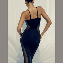 Load image into Gallery viewer, Black Dare You Midi Dress | Daniki Limited