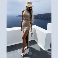 Load image into Gallery viewer, Taupe Eliza Skirt Set | Daniki Limited