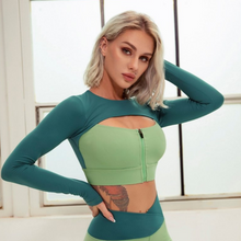 Load image into Gallery viewer, Green Gemini Fitness Top | Daniki Limited