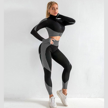 Load image into Gallery viewer, Grey Supreme Long Sleeve Set | Daniki Limited