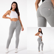 Load image into Gallery viewer, Grey Mid-Waist Leggings | Daniki Limited