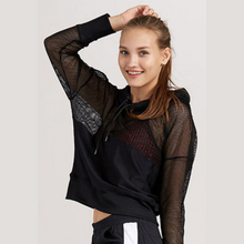 Load image into Gallery viewer, Black Mesh Pullover Top | Daniki Limited