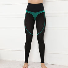 Load image into Gallery viewer, Green Mesh Push-Up Leggings | Daniki Limited