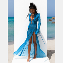 Load image into Gallery viewer, Blue Olivia Cover-Up | Daniki Limited