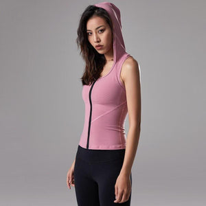 Pink Hooded Fitness Top | Daniki Limited