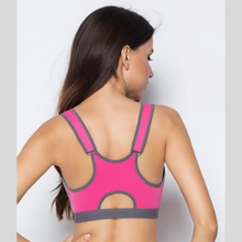 Load image into Gallery viewer, Pink Shock Proof Sports Bra | Daniki Limited