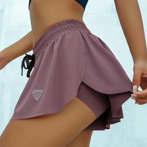 Purple Elegant Running Shorts | Daniki Limited