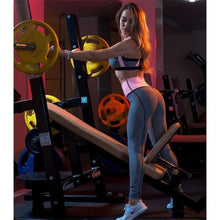 Load image into Gallery viewer, Grey Patchwork Fitness Set | Daniki Limited