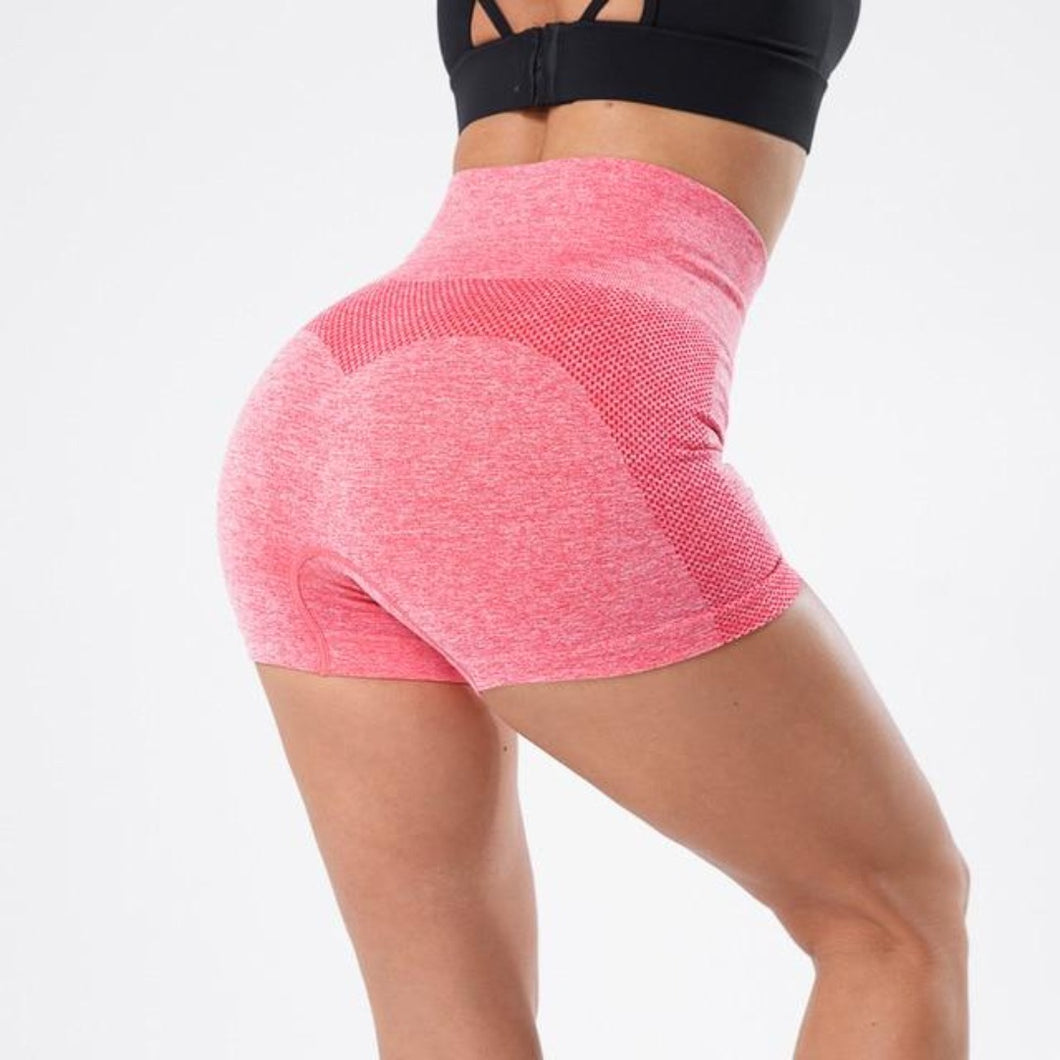 Pink Solid Fitness Shorts | Daniki Limited