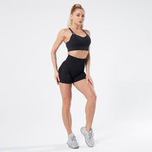Load image into Gallery viewer, Black Solid Fitness Shorts | Daniki Limited