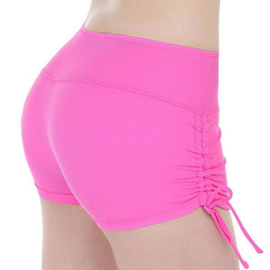 Pink Blue Drawstring Scrunch Shorts | Daniki Limited