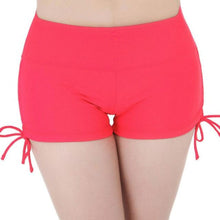 Load image into Gallery viewer, Red Drawstring Scrunch Shorts | Daniki Limited