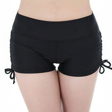 Load image into Gallery viewer, Black Drawstring Scrunch Shorts | Daniki Limited