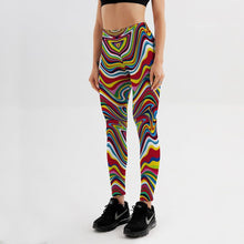 Load image into Gallery viewer, Red Illusion Leggings | Daniki Limited