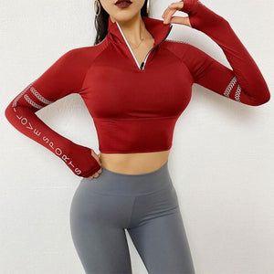 Red Sports Love Top | Daniki Limited