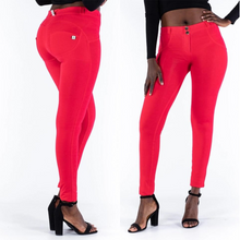 Load image into Gallery viewer, Red Sleek Jeggings | Daniki Limited