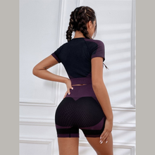 Load image into Gallery viewer, Wine/Fuchsia Supreme Shorts Set | Daniki Limited