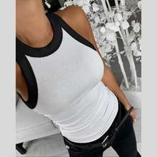 Load image into Gallery viewer, White2 Ribbed Tank Top | Daniki Limited